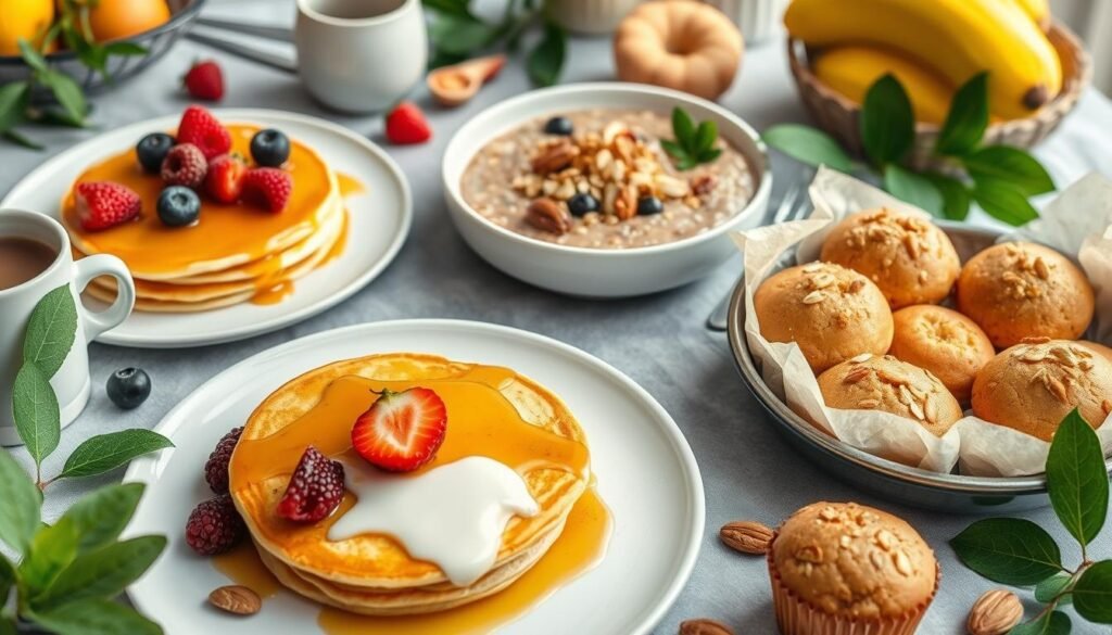 Desayuno con harina de almendras