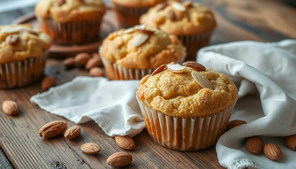 Muffins con harina de almendras