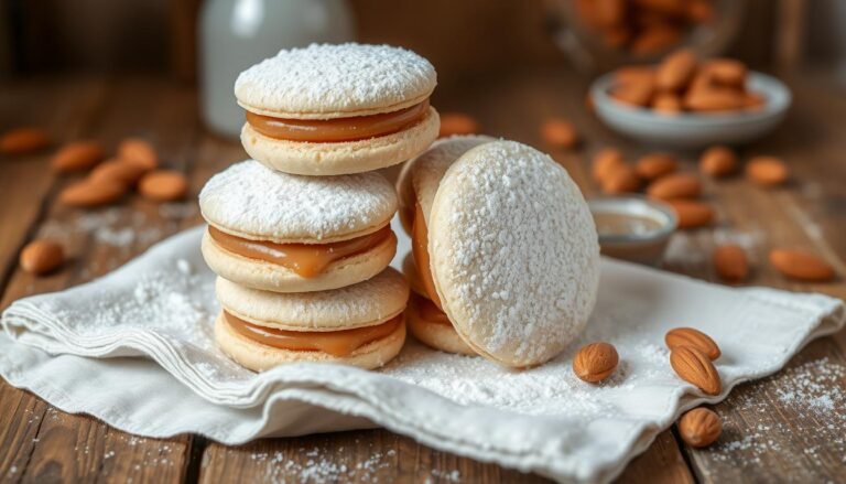 alfajores con harina de almendras