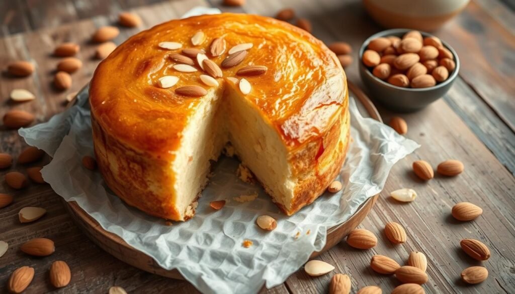 budin con harina de almendras