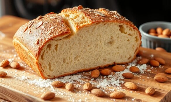 pan keto con harina de almendras