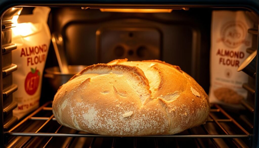 pan keto en el horno