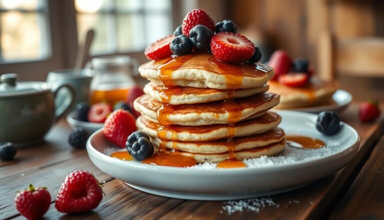 pancakes de harina de almendra