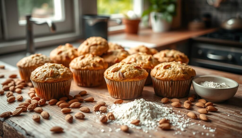 productos horneados con almendras